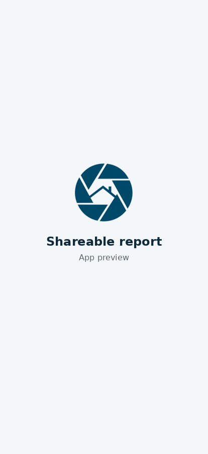 Shareable report app preview