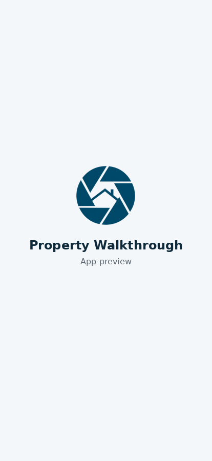 Property Walkthrough app preview